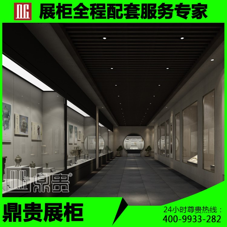 鄭州博物館展柜設(shè)計定制 防盜恒溫恒濕博物館展柜定制安裝