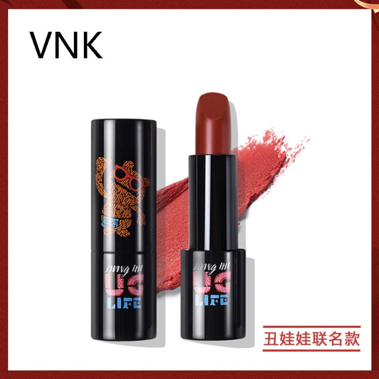 vnk102蘋果紅啞光口紅不沾杯唇彩持久不脫色啞光霧面唇膏女學生款