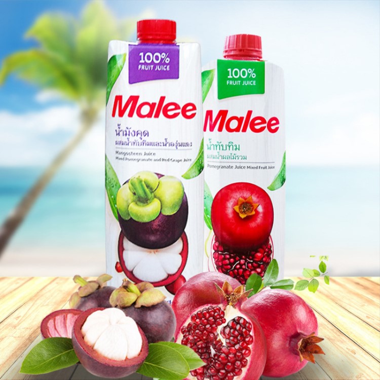 泰國原裝Malee瑪麗果汁1L水果濃縮果汁飲料批發