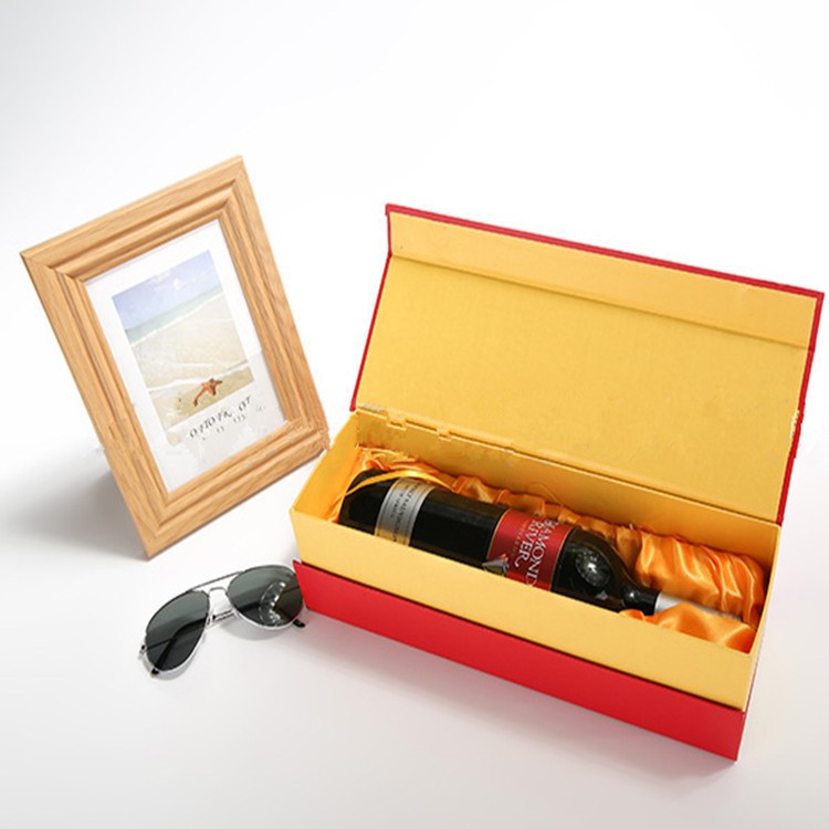 订做单支装红酒盒 红酒盒包装礼盒 包装盒 红酒盒装定制做logo