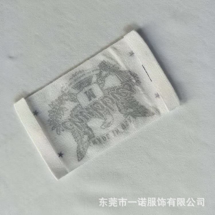 龍崗廠家定制寶寶嬰兒服棉布標 舒適無感的全棉絲印嘜頭