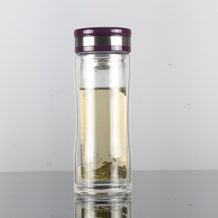廠家直銷 商務禮品透明水晶玻璃杯 創意雙層玻璃杯 可印字印logo