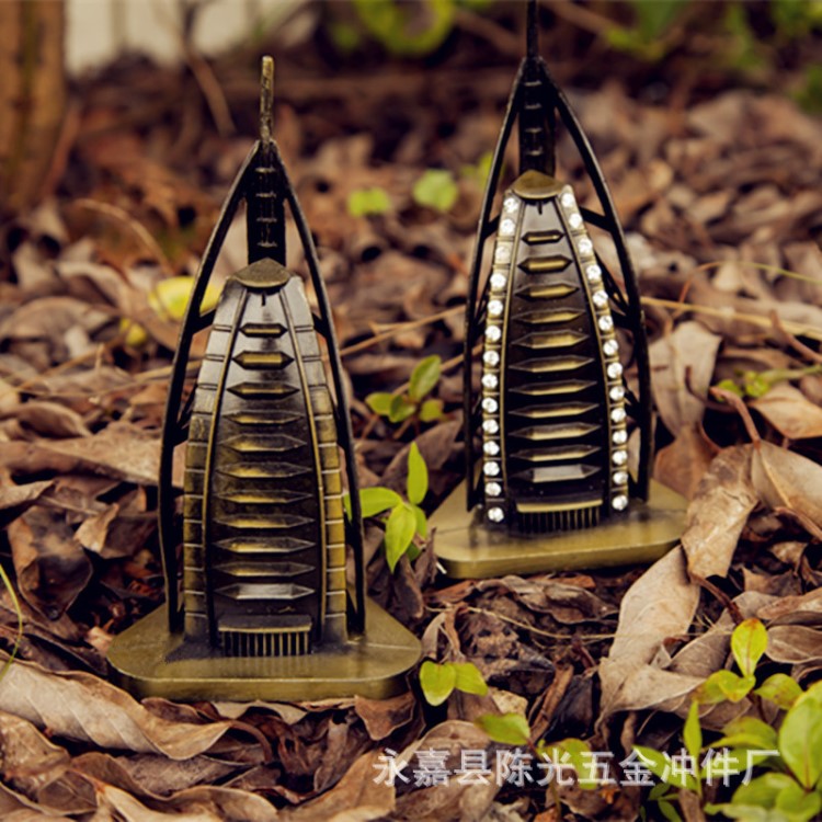 鑲鉆迪拜帆船酒店擺件 七酒店送精美包裝盒 迪拜地標工藝品