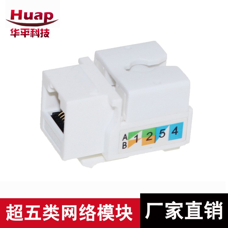 廠家直銷超五類網(wǎng)線模塊RJ45非屏蔽90&deg;網(wǎng)絡(luò)信息插座 CAT5E過測試