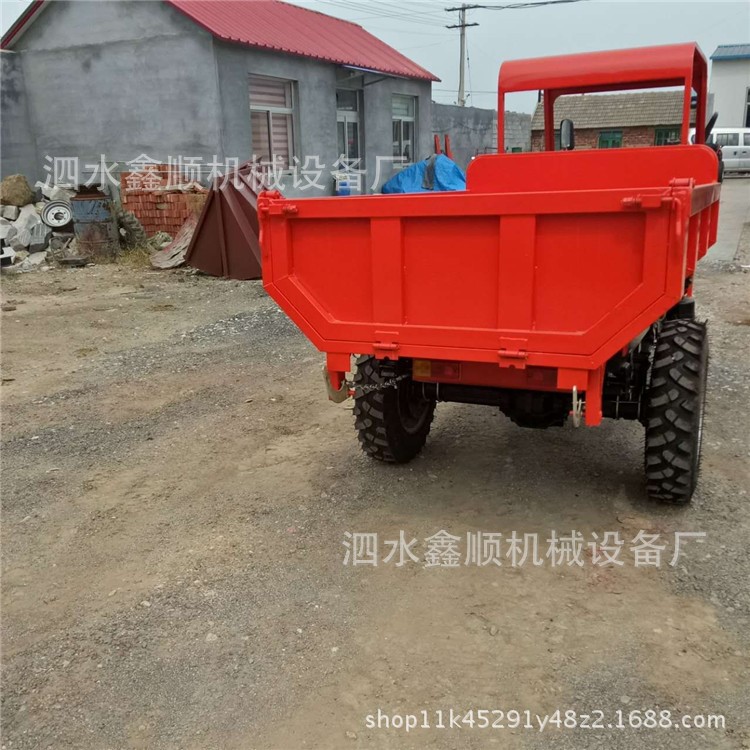 液壓助力載重運(yùn)輸三輪車 工程機(jī)械專用 小型專用大馬力翻斗車