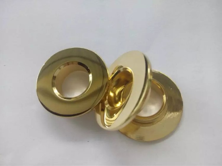 金色仿古金色銅制溢水孔蓋裝飾蓋環(huán)亮銀色臉盆面盆裝飾蓋溢水口蓋