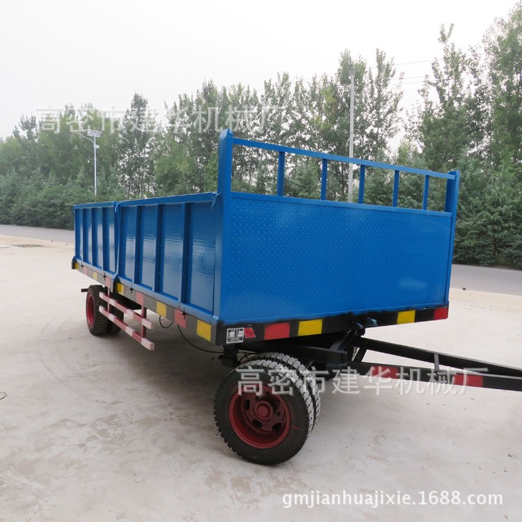 山東廠家直銷10噸自卸拖車 農(nóng)用重型自卸掛車 農(nóng)機(jī)搬運(yùn)平板拖車