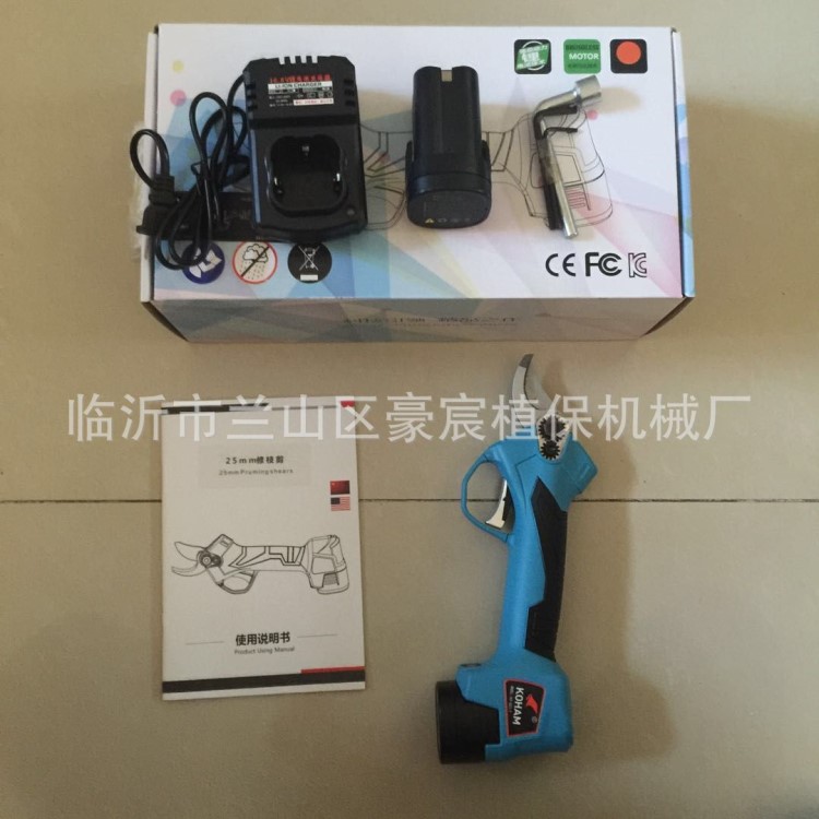 陜西粗樹枝電動果枝剪 手動修剪機 電動果樹剪刀 4.5公分樹木剪刀