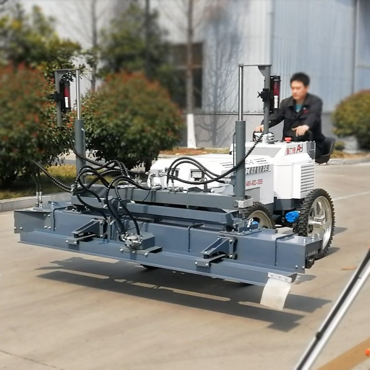 小型水泥攤鋪機 地坪激光整平機兩輪 砼地面整平機