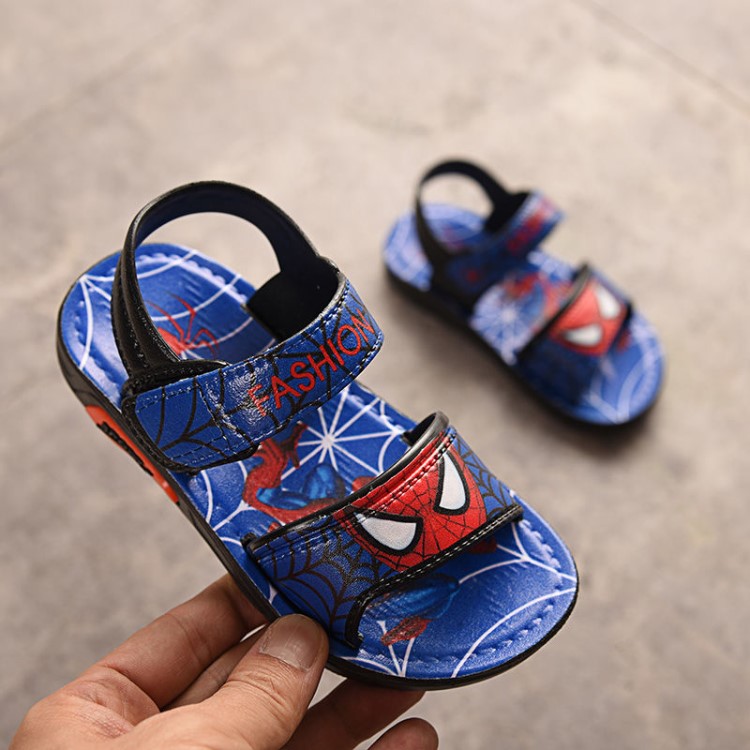 童鞋 2019新款寶寶涼鞋中大童沙灘鞋 軟底耐磨魔術貼輕便卡通