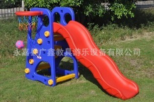 廠家生產(chǎn)塑料滑梯 幼兒園滑梯 室內(nèi)滑梯 滑梯秋千組合 兒童滑滑梯