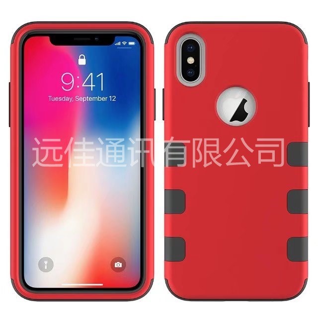 蘋果IPHONEX/8X上下蓋機(jī)器人手機(jī)保護(hù)套防塵防摔防震三防保護(hù)殼