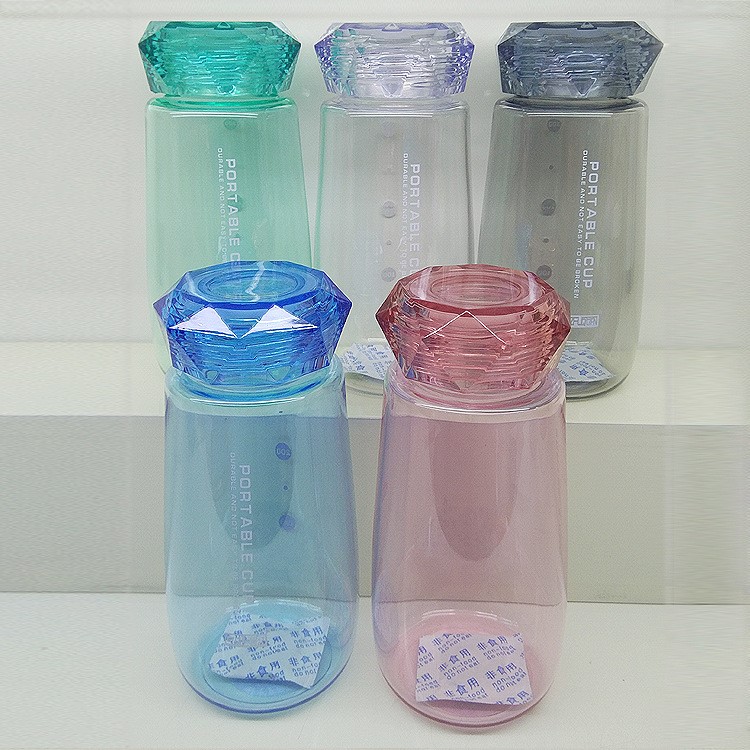 可心塑料杯 帶刻度350ml 新款富全學(xué)生男女杯子 創(chuàng)意禮品水杯批