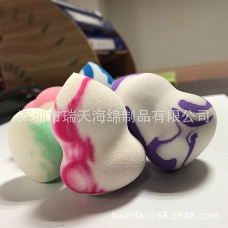 廠家直銷 親水性非乳膠葫蘆粉撲 彩色粉撲 化妝綿粉撲 美妝蛋粉撲