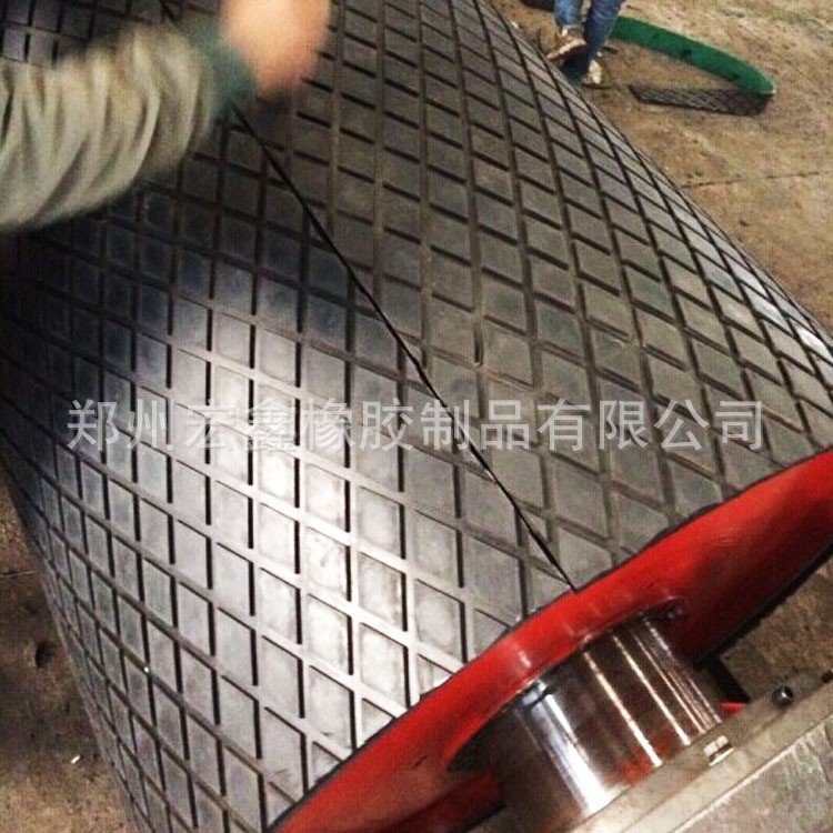 水泥廠 電廠滾筒包膠 滾筒包膠 滾筒冷包膠產品
