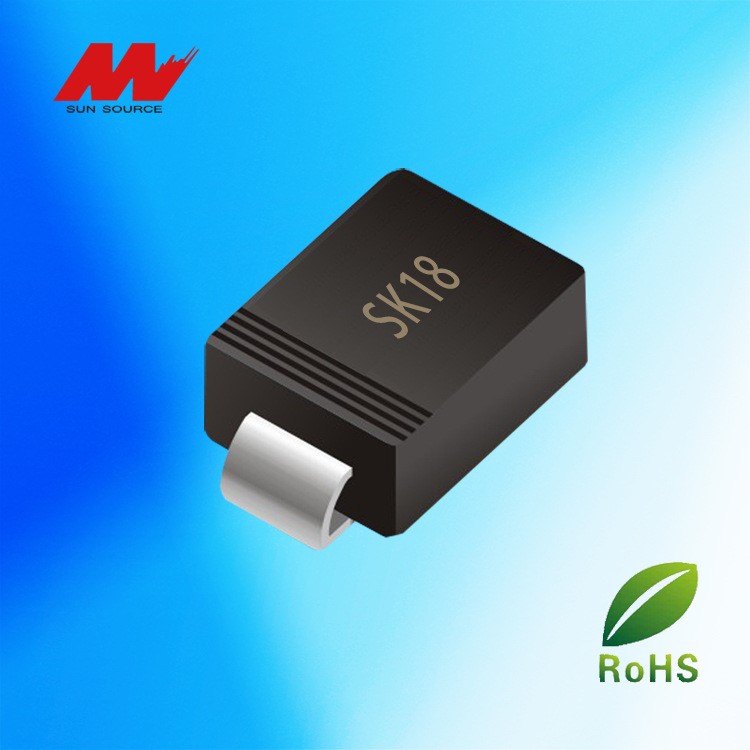 原裝肖特基二極管SK18 1A 80V高端電源用