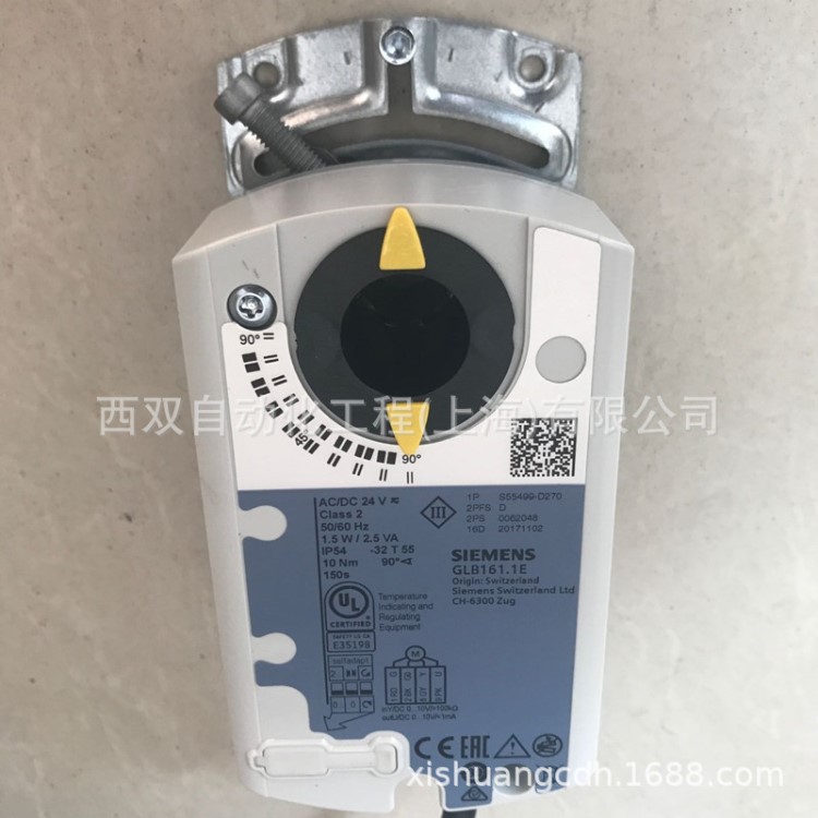 SIEMENS西門子GLB131.1E電動風(fēng)閥執(zhí)行器 風(fēng)門驅(qū)動器24V開關(guān)量