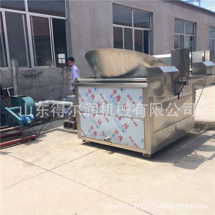 山東得爾潤機(jī)械供應(yīng)DER-電磁節(jié)能油炸鍋 底部刮渣 自動(dòng)上料出料