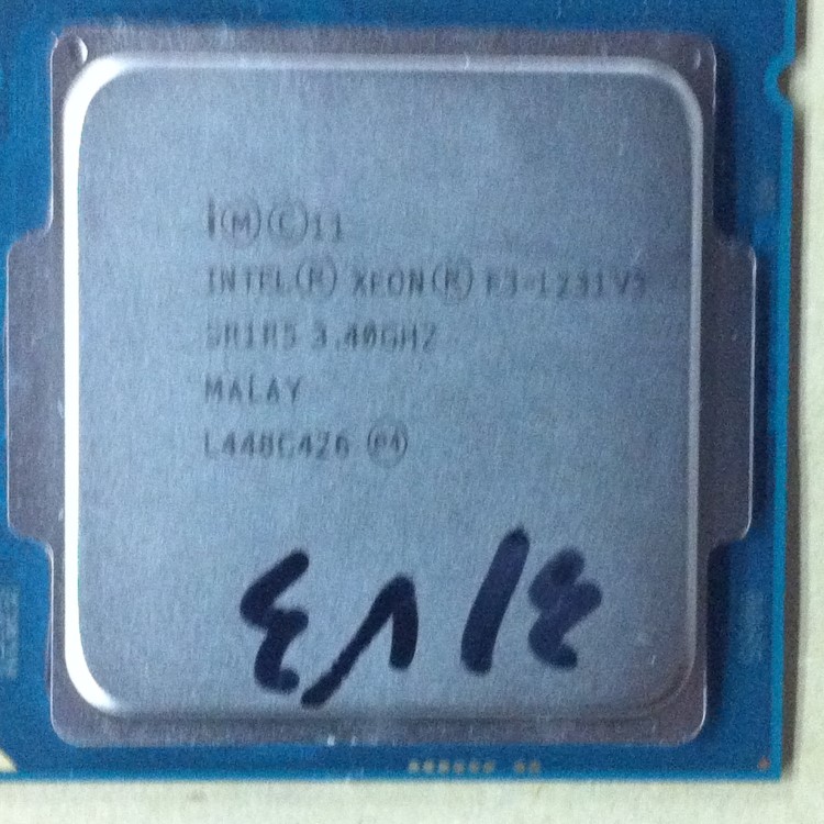 E3 1231V3 intel 強 主頻3.4GHZ 正版散片 一年質(zhì)保