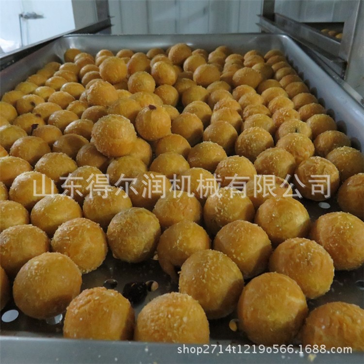 供應(yīng)304不銹鋼麻團(tuán)油炸機(jī)價格 炸麻花機(jī)臺 山東得爾潤機(jī)械