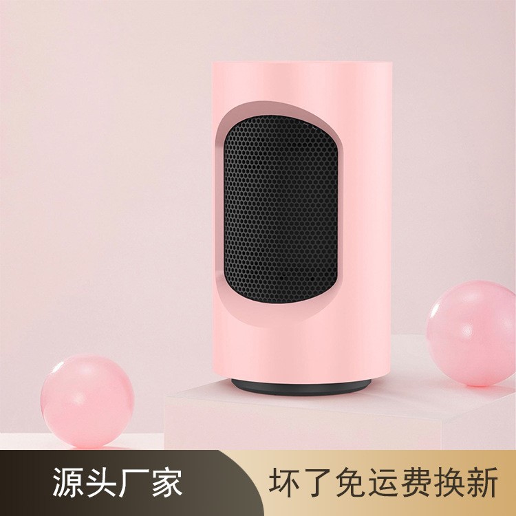 新款180°摇头暖风机迷你取暖器 台式电暖器办公室家用热风机暖脚