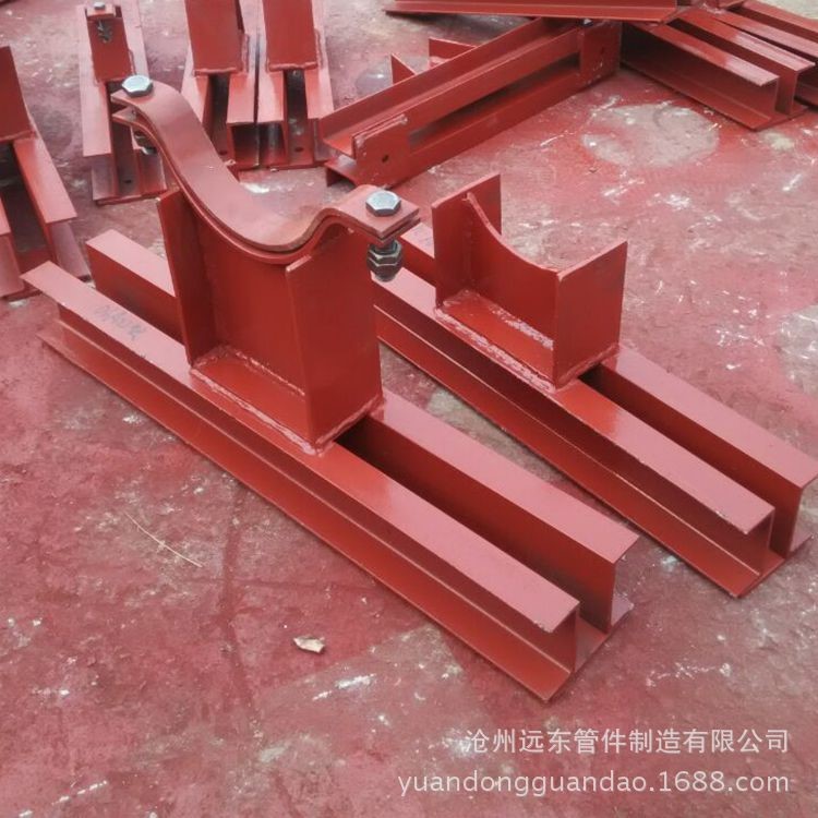 邵陽支吊架廠家生產D13橫擔彈簧用焊接管座 彈簧支吊架