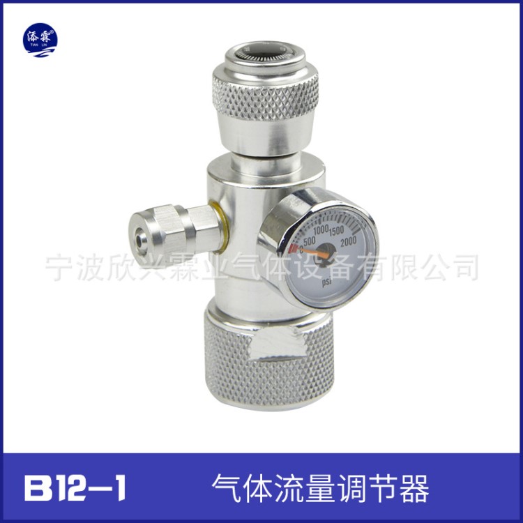 添霖水族二氧化碳表分路閥氣體流量調(diào)節(jié)器氣瓶G5/8CO2簡易調(diào)節(jié)頭