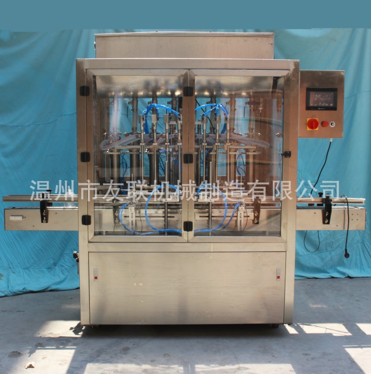 8頭全自動(dòng)活塞式伺服灌裝機(jī) 葡萄酒灌裝機(jī) 礦泉水凈水專用灌裝