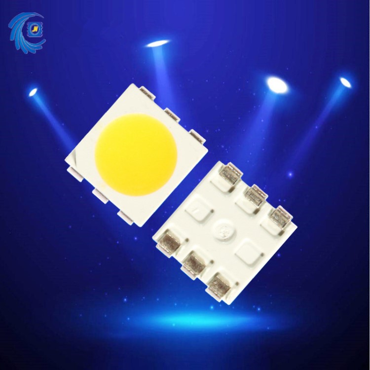 高亮5050白光燈珠 高亮白光0.2w 5050貼片式led燈珠晶元晶片