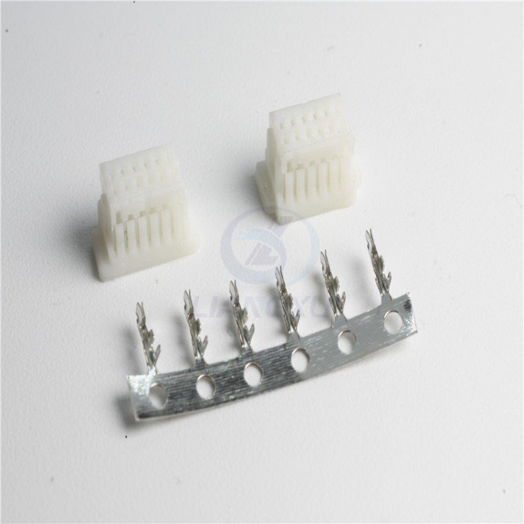 1.0連接器 間距1.0-2*6接線端子 SH1.0 雙排膠殼 A1001接插件