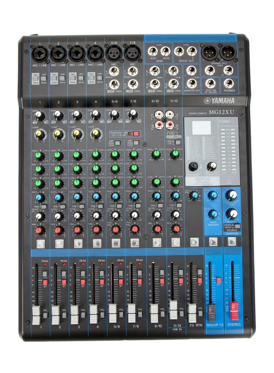 YAMAHA雅馬哈MG12XU（MG124CX升級版）帶效果12路調(diào)音臺 行貨