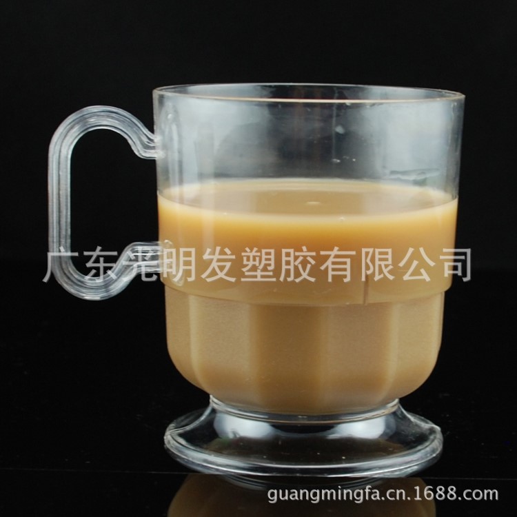 工廠生產(chǎn) 環(huán)保高品質(zhì)創(chuàng)意 一次性PS塑料240ML咖啡杯