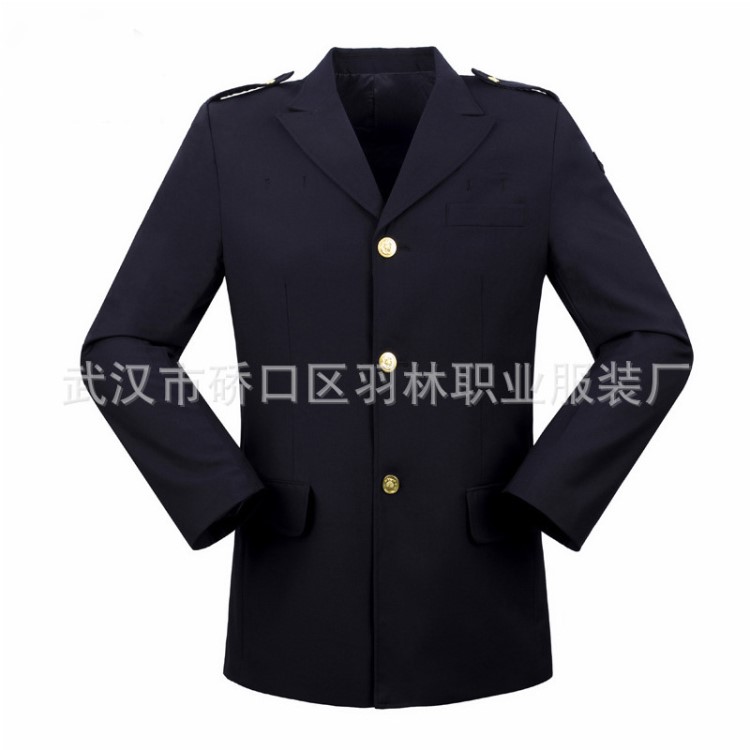 新式保安服酒店小區(qū)物業(yè)門衛(wèi)男女士工作服長(zhǎng)袖春秋服常服套裝