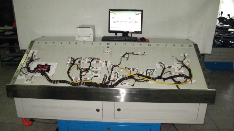 汽車線束 生產 電檢臺 測試臺 導通治具臺防錯防漏測試治具