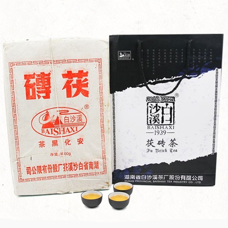 湖南安化黑茶白沙溪經(jīng)典傳統(tǒng)金花茯茶3公斤 手筑茯磚2011年