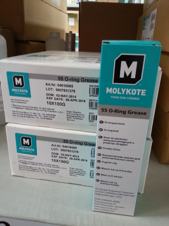 MOLYKOTE/摩力克 O型圈硅脂 55-ORING 米白色 100G 1支