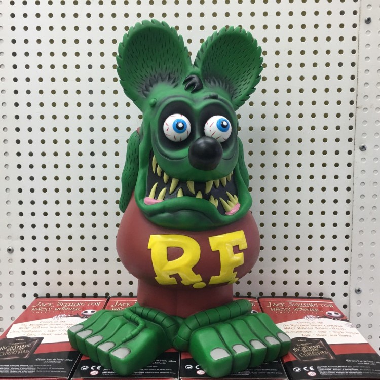 RAT FINK 欧美机车文化老鼠修车 潮店镇店之宝 ED Big Daddy 摆件