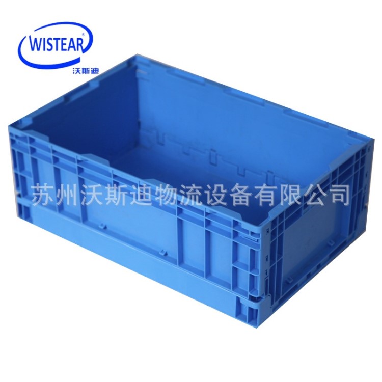 塑膠周轉箱s504自帶蓋密封膠框 運輸箱 物流包裝塑料箱 廠家批發(fā)