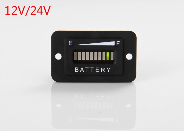 工程車電量表 蓄電池電量表BI003  12/24V  battery indicator