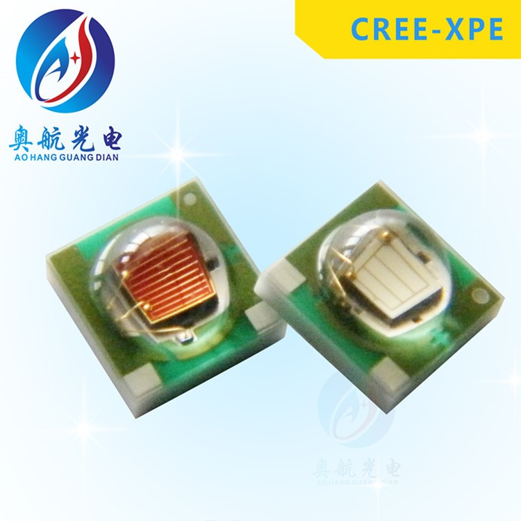 原装美国科锐CREE-XPE 3535封装单颗3W 红色 绿色蓝色黄色灯珠