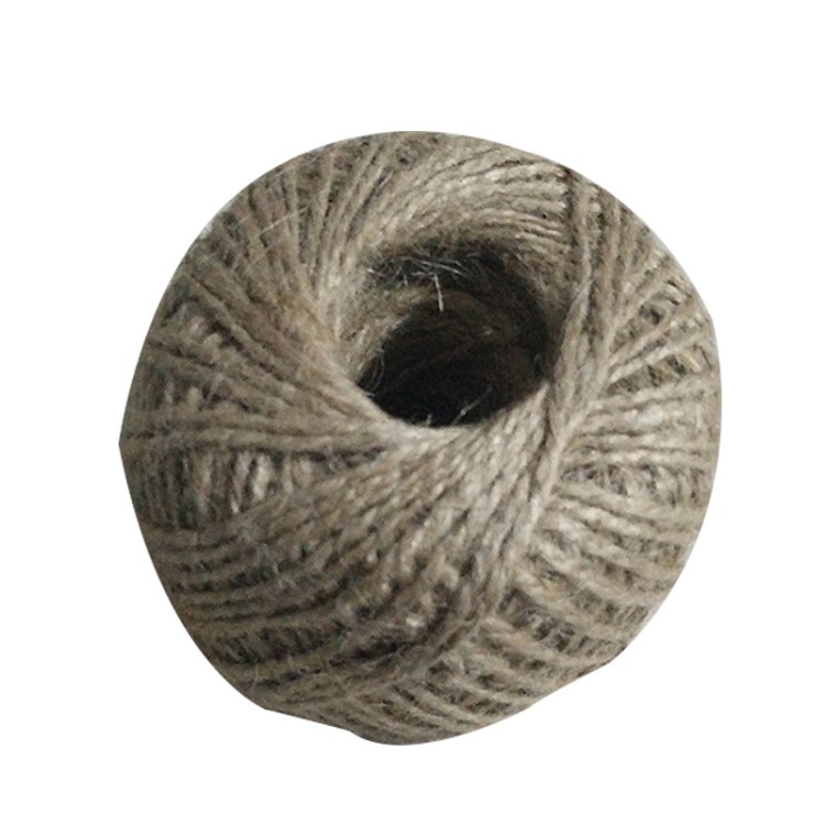 本色100米麻繩 照片墻DIY黃麻3股2mm紡織輔料廠家直銷(xiāo)吊牌繩批發(fā)