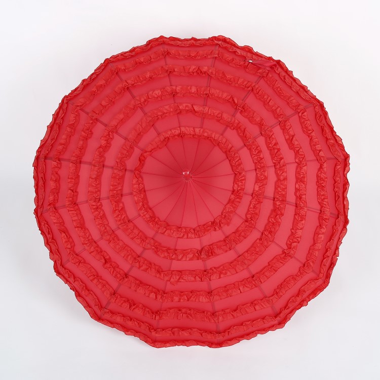 2019新款 高密潑水防曬16骨手開蛋糕形寶塔傘 廠家現(xiàn)貨直銷