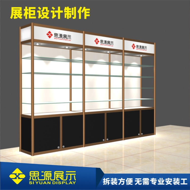 訂做展覽展示桌 便攜式背景廣告活動展架 八棱柱標(biāo)攤隔板展柜展架