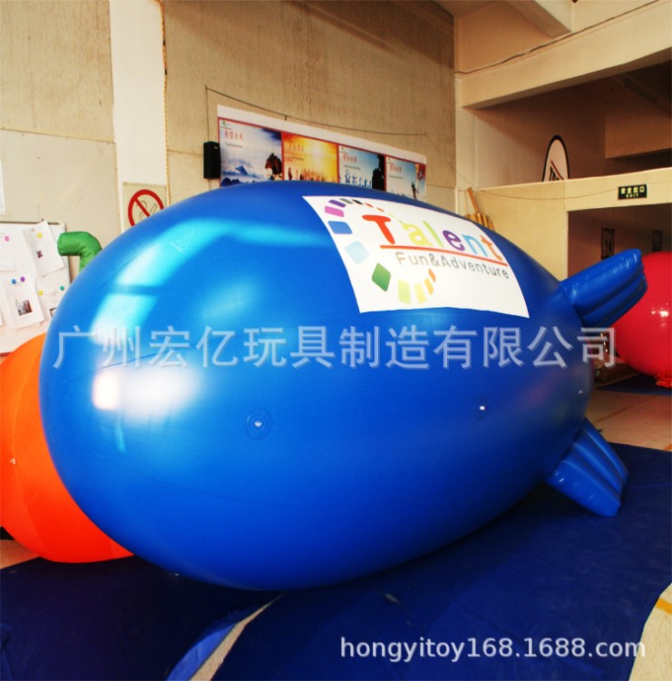 廠家直銷PVC升空飛艇 定制批發(fā)遙控飛艇氣模 空飄廣告可加印logo