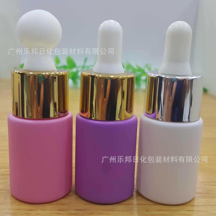 乳液玻璃瓶10ml 化妝品套裝瓶 噴霧瓶 粉體瓶顏色可訂制