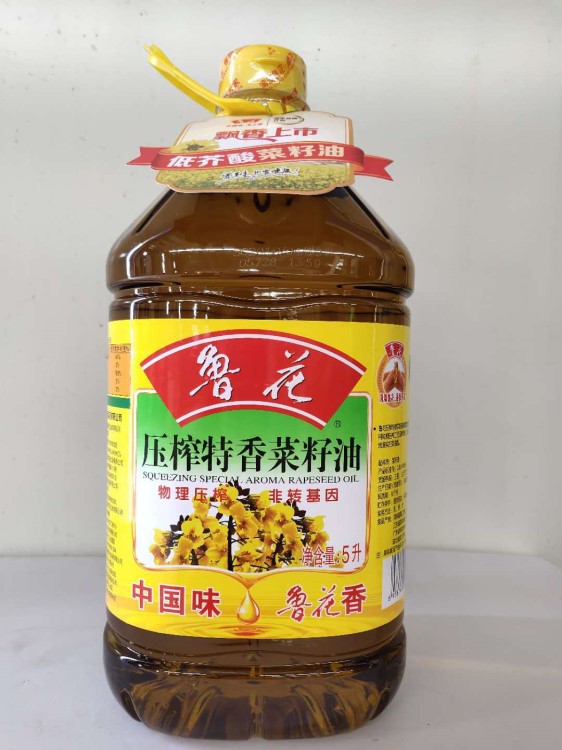 批发销售 山东产压榨香菜籽油5L 现货供应