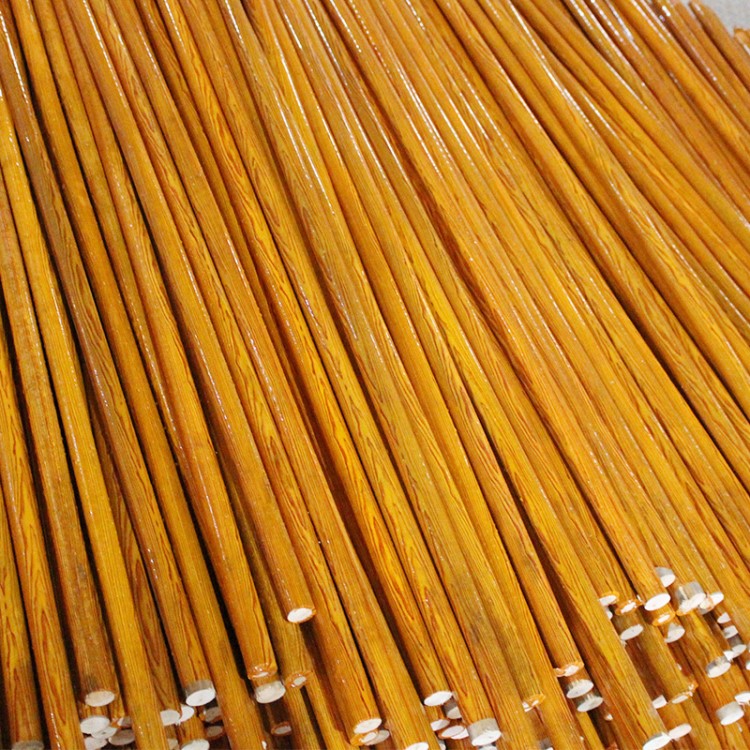 跨境掃把棒掃把桿 木紋掃把棍拖把配件實木掃把桿 外貿訂單