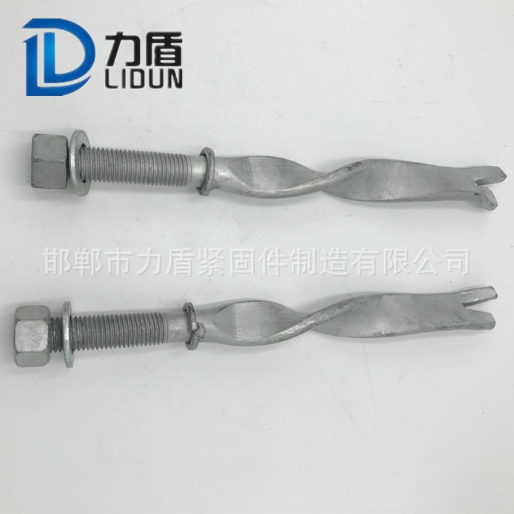 廠家現貨批發 左旋麻花短錨桿 熱鍍鋅樹脂短錨桿 礦用樹脂錨桿