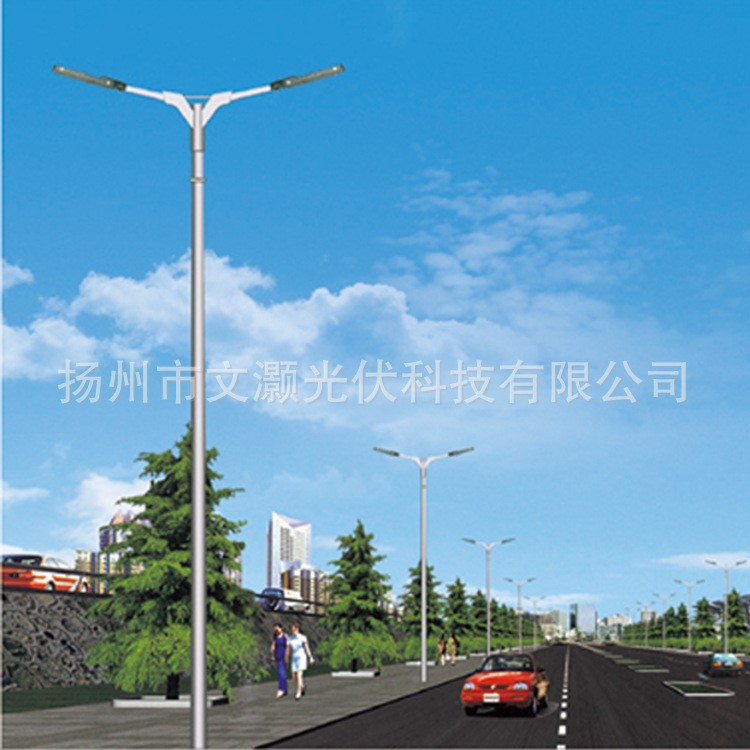 直銷市政6米8米雙頭LED路燈 雙臂自彎臂道路燈 led路燈戶外照明