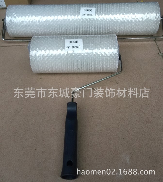 批發(fā)環(huán)氧地坪漆消泡滾筒刷齒高28mm自流平水泥消泡滾筒